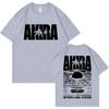 Japanese Science Fiction Cartoon Movie Anime Akira Shotaro Kaneda Graphic T Shirt Unisex Women Fashion Vintage Oversized T-shirts