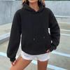 Plus Velvet Loose Hooded Women's Sweatshirt - Autumn/Winter Collection
