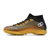 Broken nail series new seamless fly-woven high-top football shoes youth adult sports outdoor student sneakers