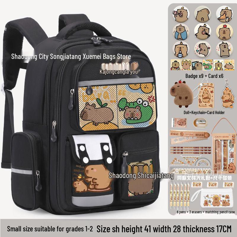 Batoh z lehké oxfordské tkaniny pro děti 6. třídy - Velká kapacita