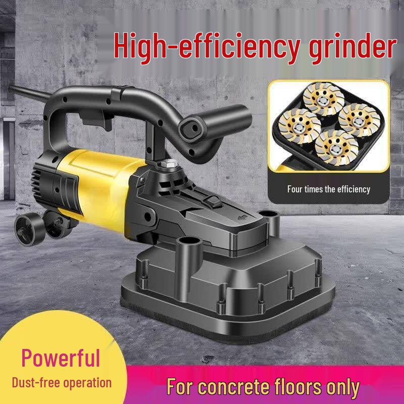 Longma Multi-Head Concrete Floor Grinder Polisher CN plug (adapter included)