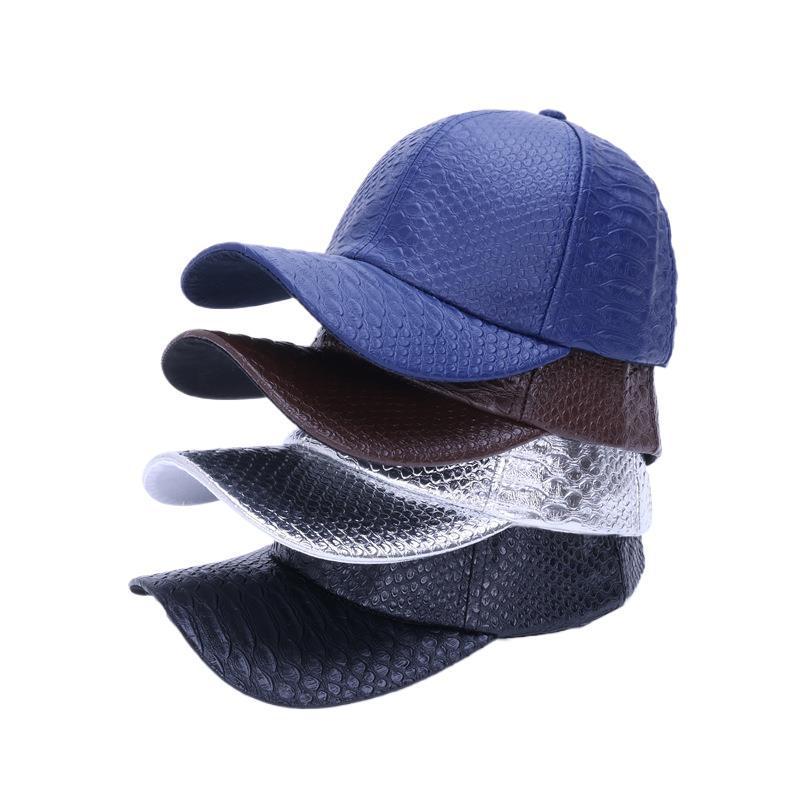 Damen Glattleder Baseballkappe für Herbst/Winter - Sonnenschutz und Outdoor-Sportmütze