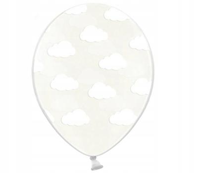 Balony Chmurki, Crystal Clear, 30 Cm, 1 Szt.