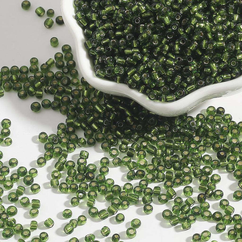 2/3/4mm 150-1000ks Skleněný křišťálový český rokajl pro vlastní výrobu šperků