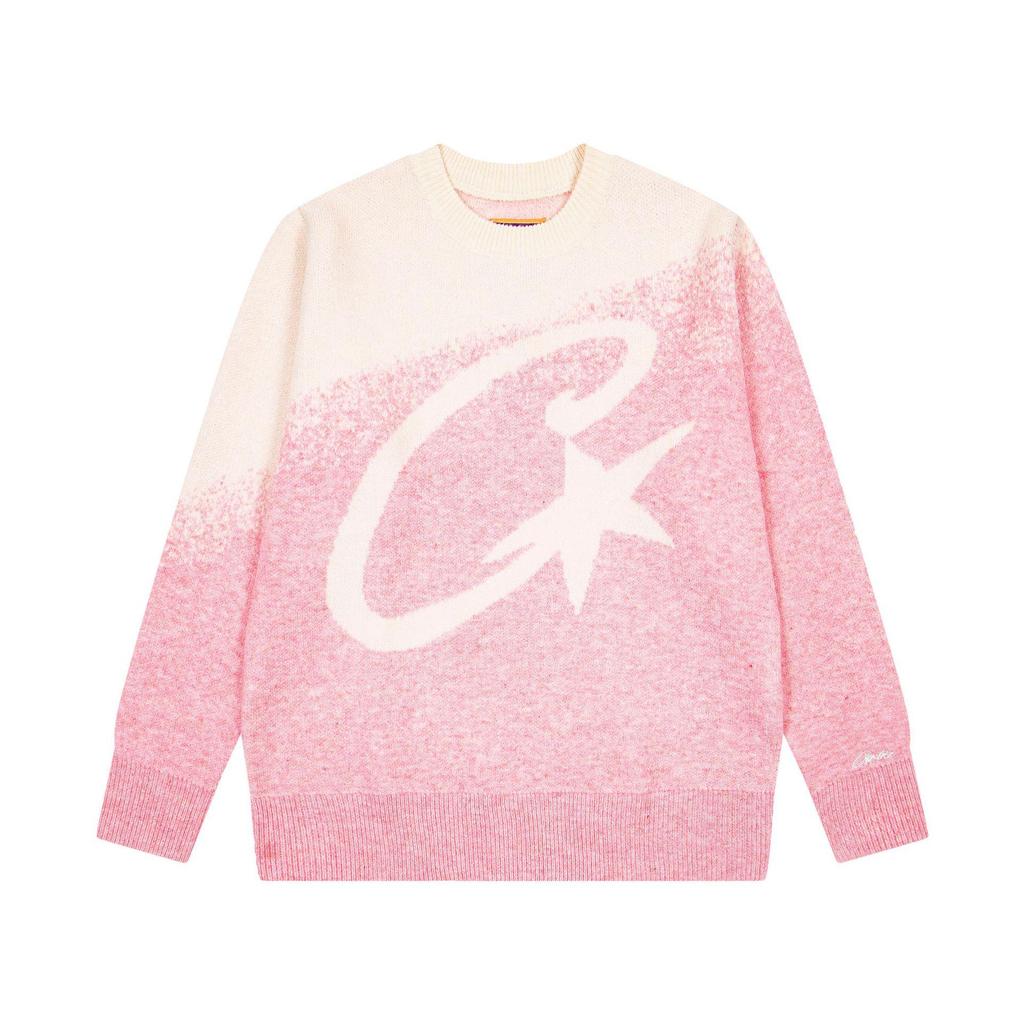 Corteiz Trendy Woolen Zipper Cardigan - American Retro Street Hip Hop Unisex Jacket