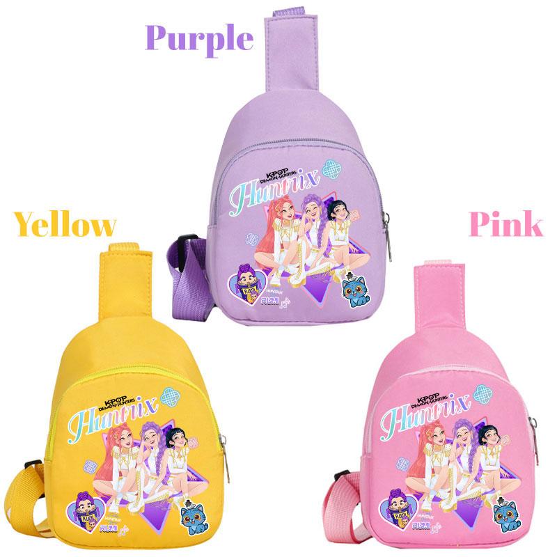 For kpop Shoulder Backpack Chest Bag K-pop Diagonal Cartoon Student Classic Lightweight Girly Gift Storage travel crossbody bag