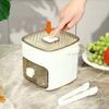 with Easy-press Lid Ice Making Tool Large Capacity Ice Cube Box  Refrigerator Storage