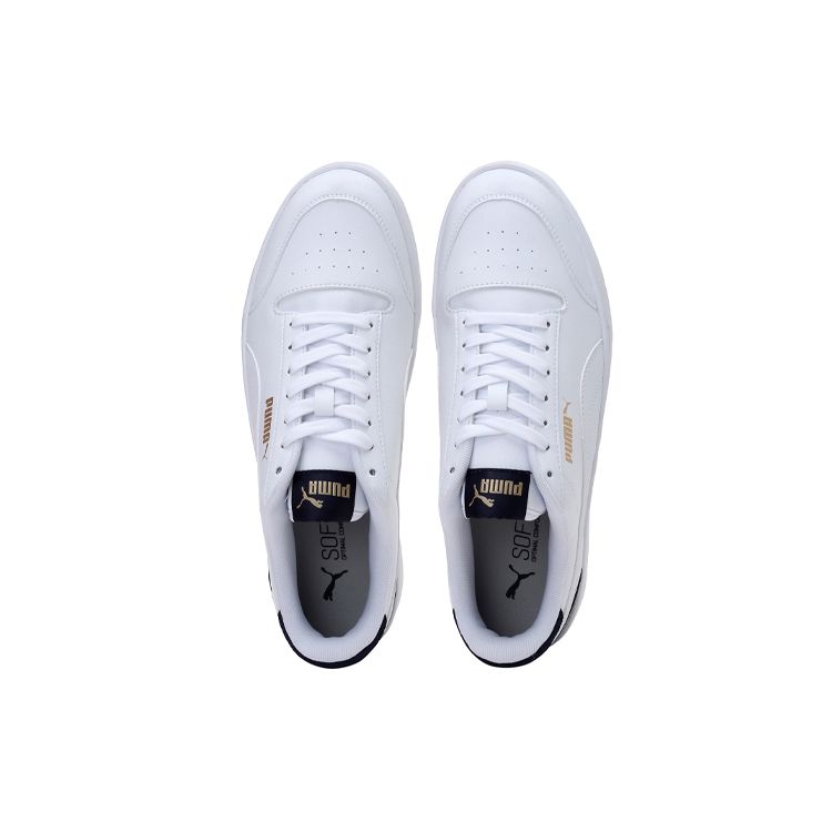 Puma Shuffle Sneakers White Black Team Gold 309668-05