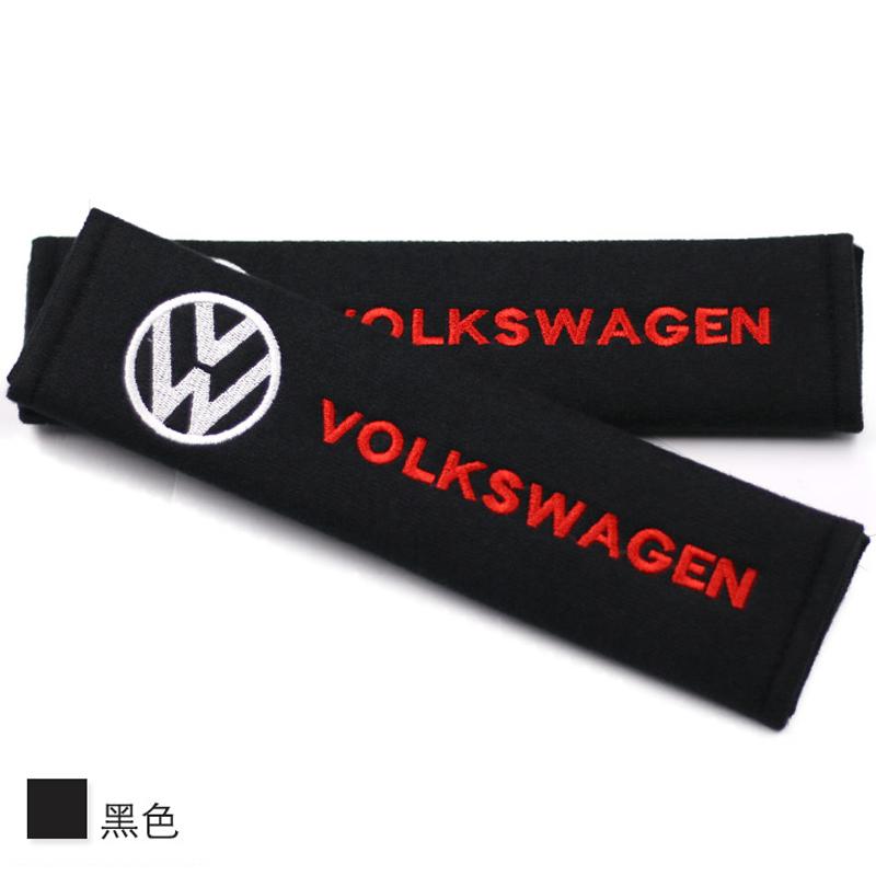 W149-2pcs Carbon Fiber Cotton Protection Cover Case For  Volkswagen GOLF 5 Tiguan Polo Golf 6 Golf 7 Jetta Car Styling
