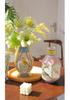 Nightingale and Rose Ceramic Vase: High-End Pastoral Flowers & Birds Ornament for Living Room
