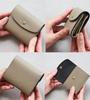 SOPO SO57 (Oyster Gray) Bifold Mini Compact Slim Leather Wallet for Men and Women, Made In Japan