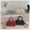 Exquisite Polka Dot Handheld & Crossbody Bag - Women's 2026 Summer Casual Style