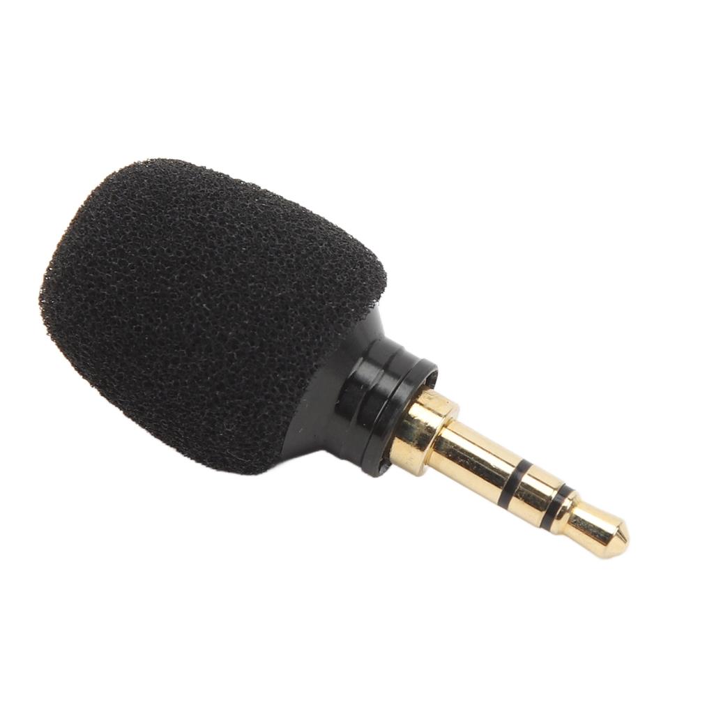 Mini Camera Condenser Microphone High Sensitivity Noise Canceling Omnidirectional 3.5mm Plug Tiny Microphone