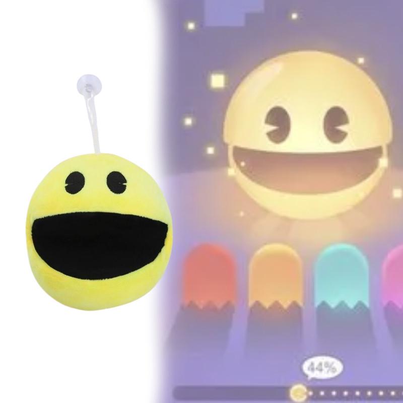 Character Man Pac Plush Toy Bright Yellow Cute Soft Stuffed Doll Children Gift