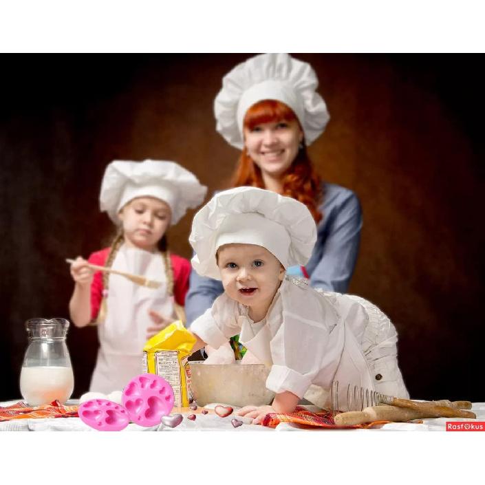 Heart Silicone Molds,2 Pieces Mixed Size Silicone Candy Molds, Heart Shape Molds for Chocolate, Cookie Decor, Pastry, Cake, Jelly, Pudding Making