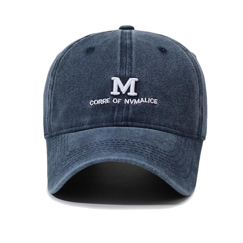 Letter Embroidery Baseball Cap Unisex Outdoor Sunshade Cap