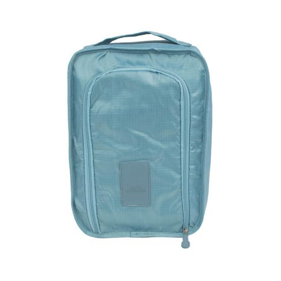 

Дорожная сумка Застежка-молния Плавное открытие Хорошая герметизация Ручка Дизайн Складная Экономия места Чехол для обуви Товары для дома небесно-голубой