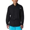 Columbia Shirts Men's Black Lapel Moderate Other FJ7253-010