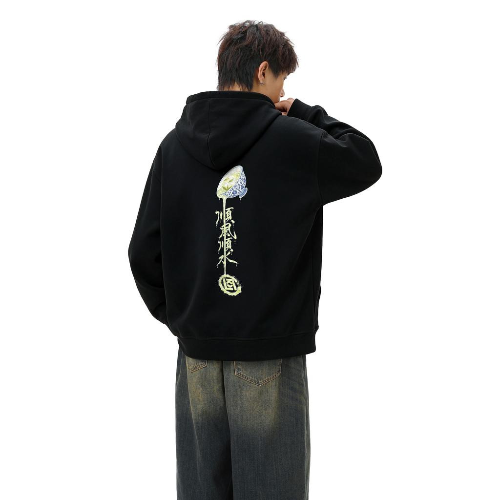 CLOT Sweatshirts Unisex Hooded Non Detachable Moderate Straight Fit EL2630120G130030-Q1