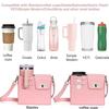Portable Outdoor Single-shoulder Water Cup Bag with Adjustable Shoulder Strap Versatile Crossbody Bag Travel Hiking Sports Bag