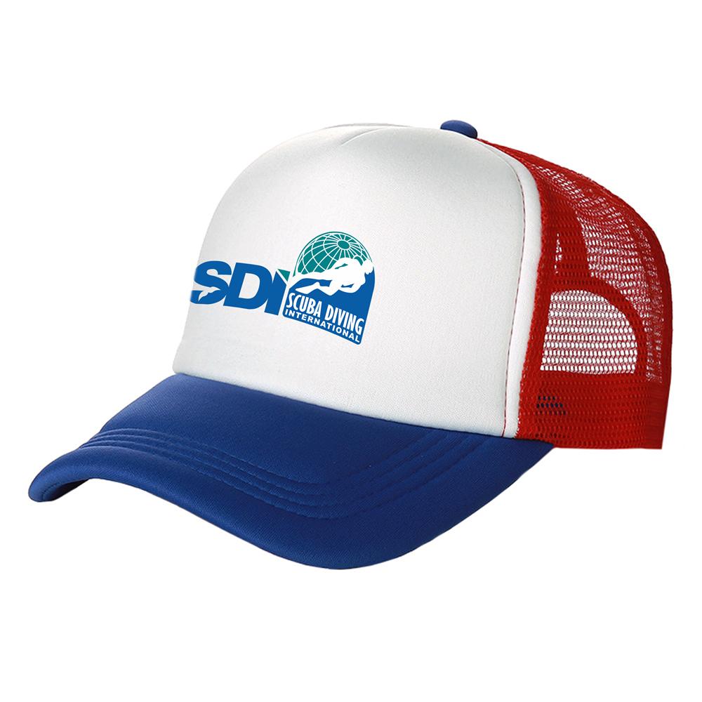 Scuba Diving International SDI Trucker Cap Unisex Hut Baseball Cap Coole Sommer Unisex Mesh Net SDI Hüte