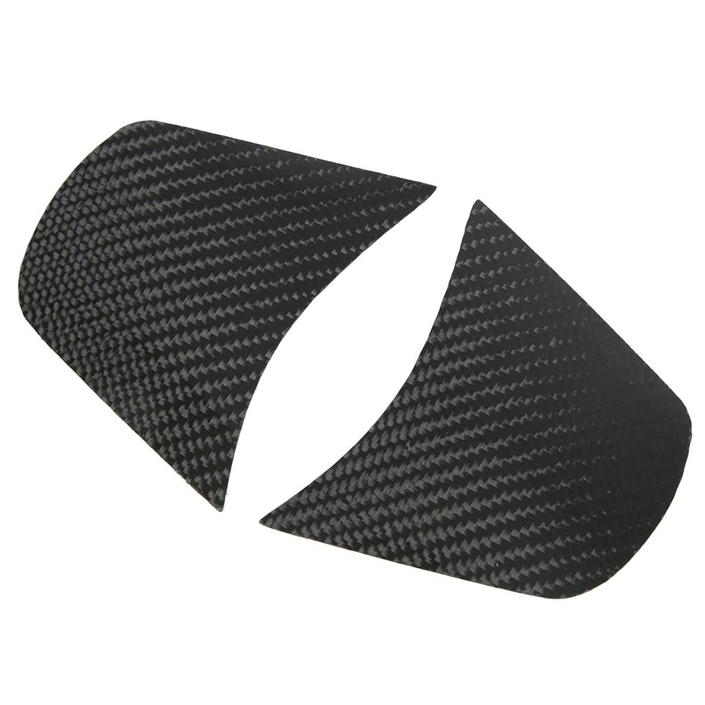 2pcs Interior Door Handle Bowl Cover Left Right Carbon Fiber Replacement for Nissan 350Z Z33 2003‑2008