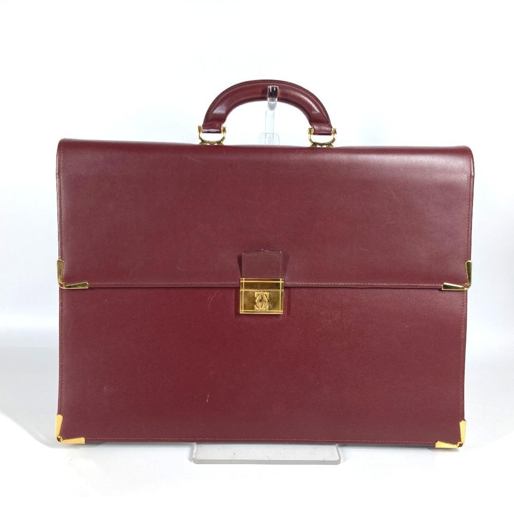 CARTIER vintage logo Tote Bag, Hand Bag, Document Bag Business bag