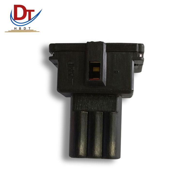 3-Pin Black Plastic Automotive Wiring Harness Connector Housing