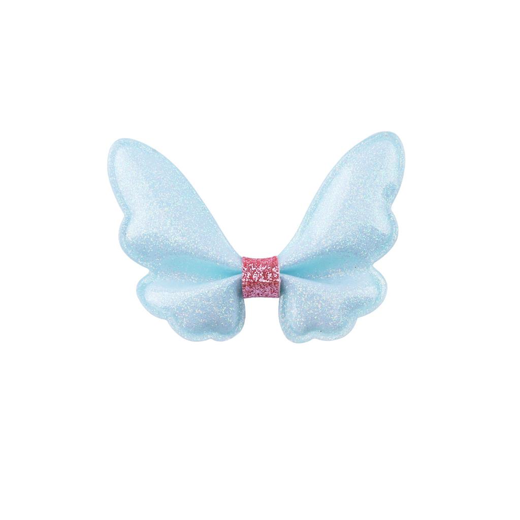 Glitter Mini Butterfly Hair Clips for Baby Girls Sparkly Colorful Hair Accessories Women Cute Small Tiny Clips Hair Accessories