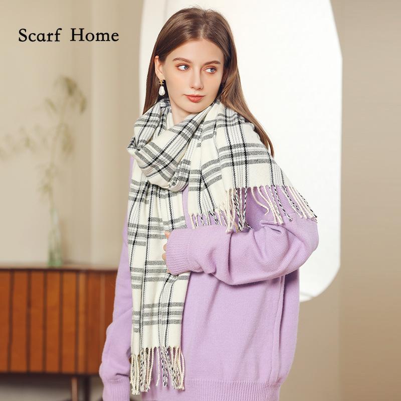 

Высококачественные роскошные кашемировые шарфы, утолщенный теплый шейный шарф для женщин