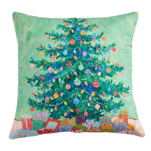 1PC Nuan Series Christmas Pillowcase Cartoon Pattern Printed Soft Cushion Cover for Sofa Living Room Bedroom Home Decor Party Decor