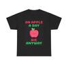 An Apple A Day Shirt Funny Graphic Unisex Heavy Cotton Tee