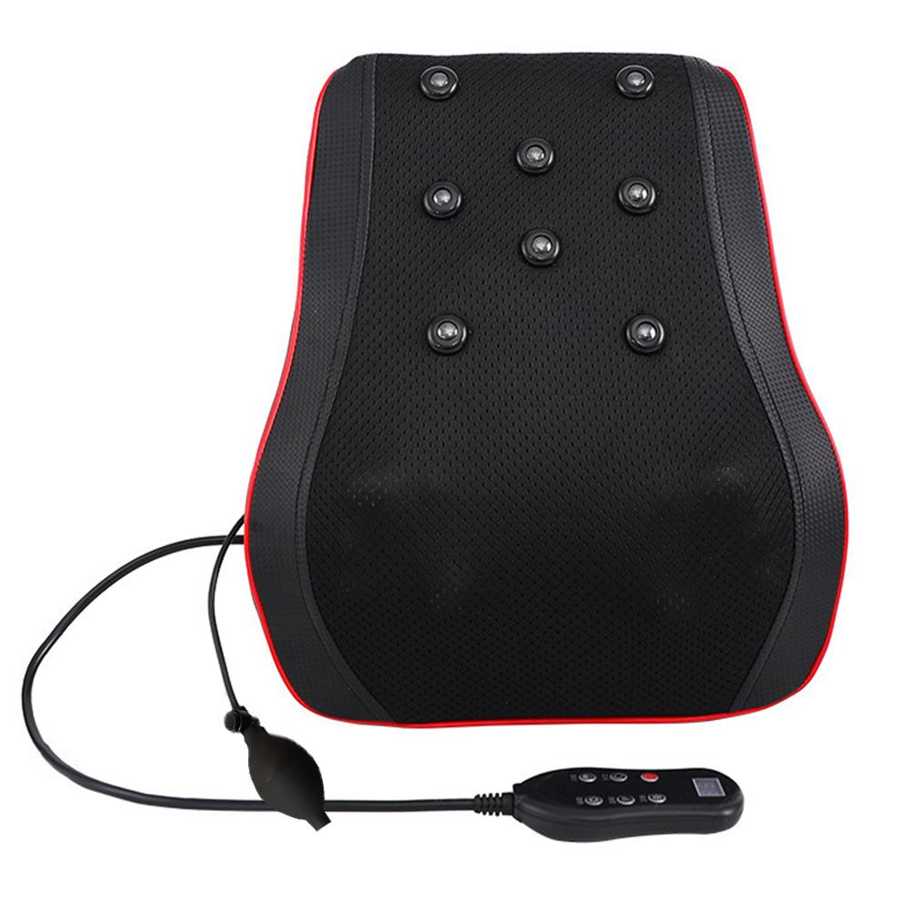 Heated Back Massager with Heat Neck Massage Pillow Adjustable Shoulder Massaging Tool with Remote Control for Neck Back Shoulder