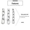 304 Stainless Steel Safety Chain with Spring Buckle