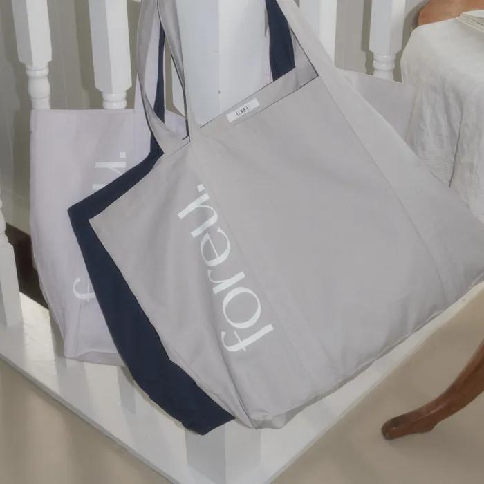 (2nd) Bloom Slogan Eco Bag (Ash Gray)