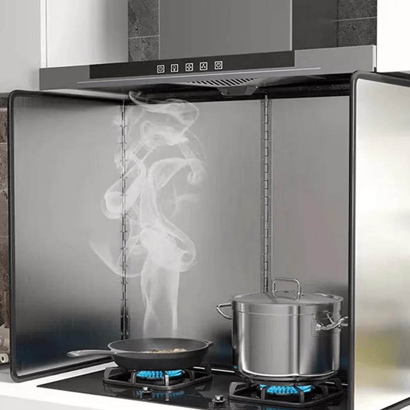 Ruhan Thickened Stainless Steel Kitchen Splatter Guard