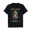 Surfboarder North Shore Hawaii Surf Board Surfing Surfer T Shirt Vintage Washed Casual Fashion Breathable Top For Everyday Wear