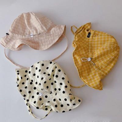 Bethers Dětská čepice Jaro Léto Léto Sunshine Sun Cap Pokračovat Dívčí čepice, 42~52cm, Ivory, Oblíbené kojenecké oblečení v Koreji