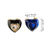 Love Heart Geometric Ring Candy Color Big Dome Plain Ring Jewelry Accessories Opening Ring  Party