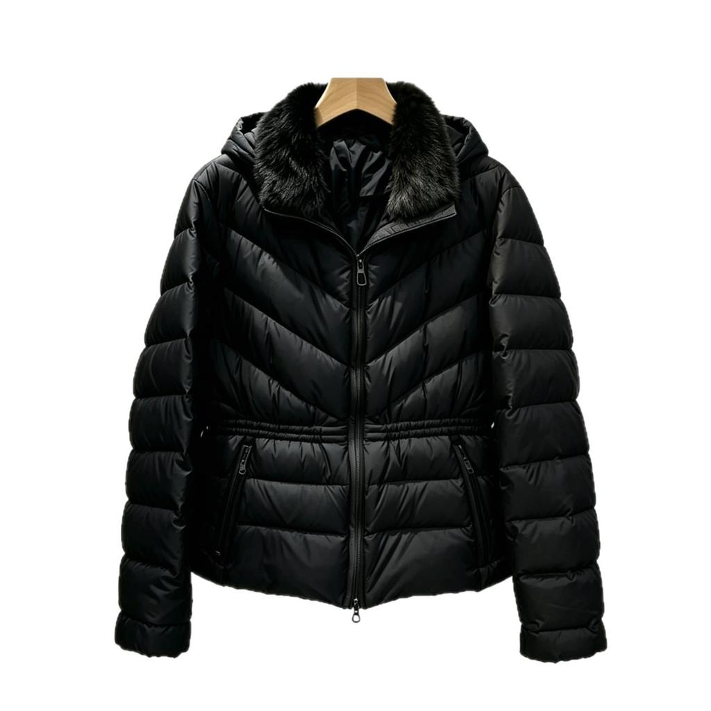Light down jacket women's short winter new white duck down small waist fashion warm coat tide