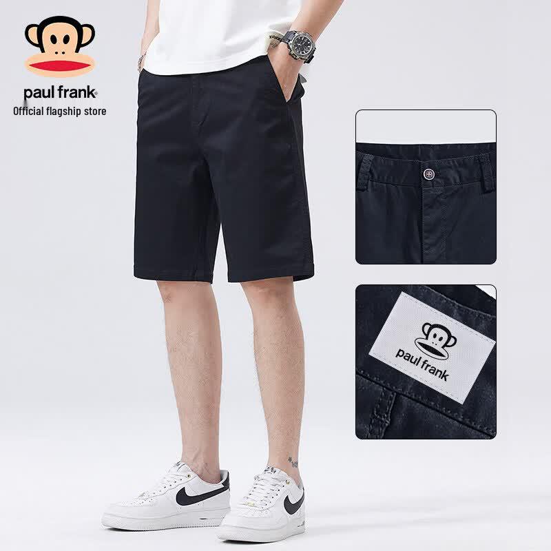 Paul Frank Men s Japanese Retro Straight-Leg Cotton Shorts 34 чёрный