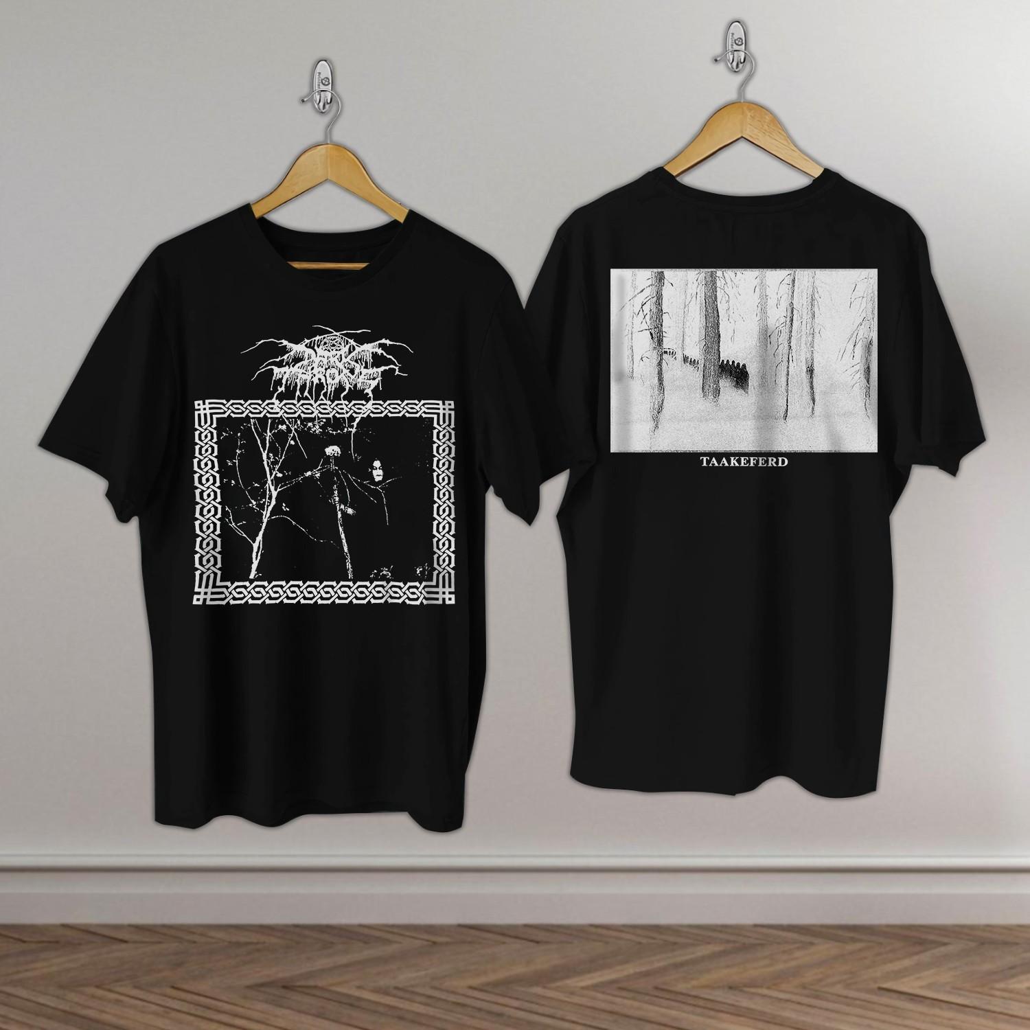 Винтажная футболка Darkthrone 90-х, футболка блэк-метал XXXL