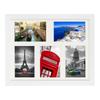 Set of 2 Pcs. Photo Frame, Wall Mount Multi-Frame Gallery Collage 28X35 Cm. For 5 Photos 10x15 Cm. White