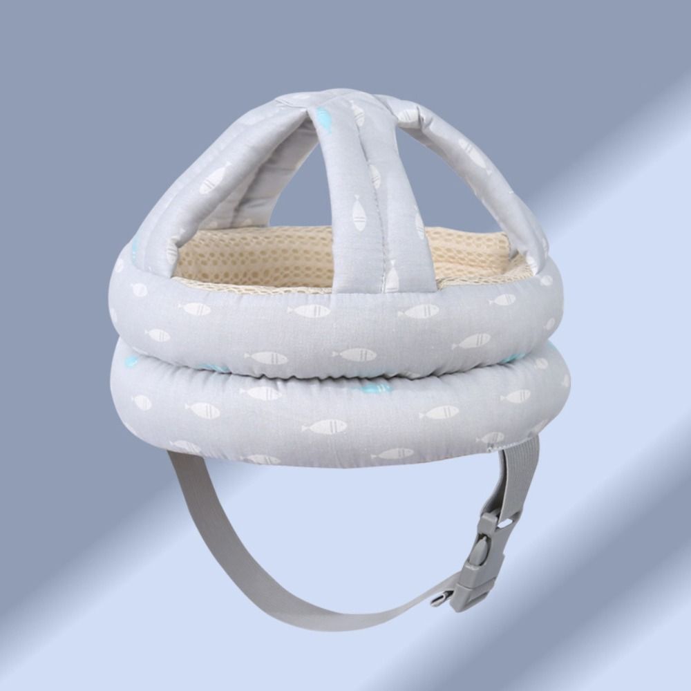 Bequemer Verstellbarer Babyschutzhut Weicher Sicherheits-Antikollisionshut Cartoon Sturzsicher Sturzschutzpolster Kleinkind