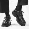College Students Small Leather Shoes Business Dress with Uniform Board Shoes Youth Handsome Casual Shoes