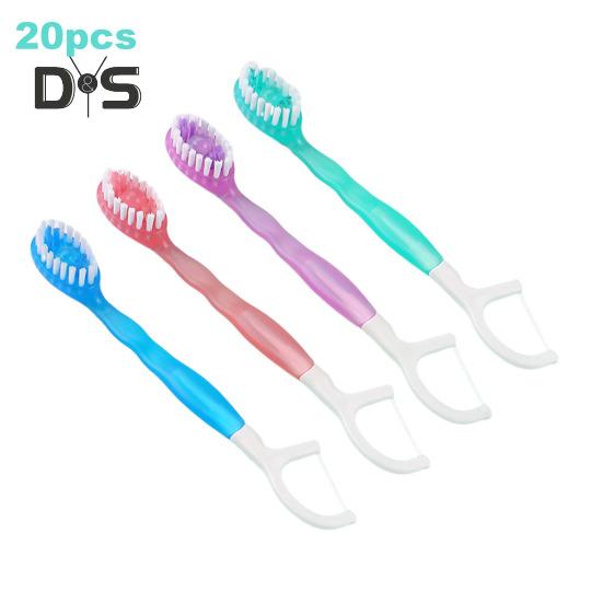 10/20Pcs Mini Toothbrush with Toothpaste No Rinsing Needed Foam-Free Design Natural Ingredients BPA-Free Toothbrush Oral Care