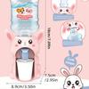1 pièce Fontaine à boire avec un design d'animal mignon, Petite fontaine à boire amusante, Jouet à boire en plastique, Cadeau du Nouvel An, Cadeau de la Saint-Valentin, Cadeaux de fête Anniversaire