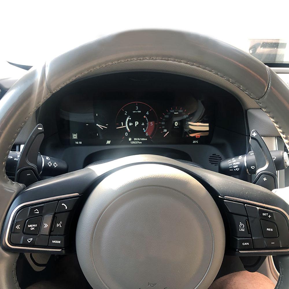 Aluminum Steering Wheel Paddle Shifter Extension Cover Trim Shift for Jaguar F-Pace E-Pace XE XF XJ for Land Rover Evoque Etc