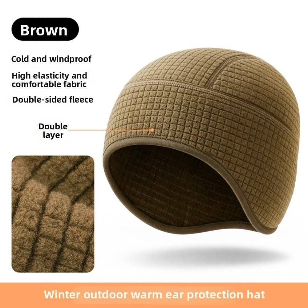 Double Layer Winter Beanie Ear Coverage Thermal Skull Cap New Ear Flap Beanie Men and Women