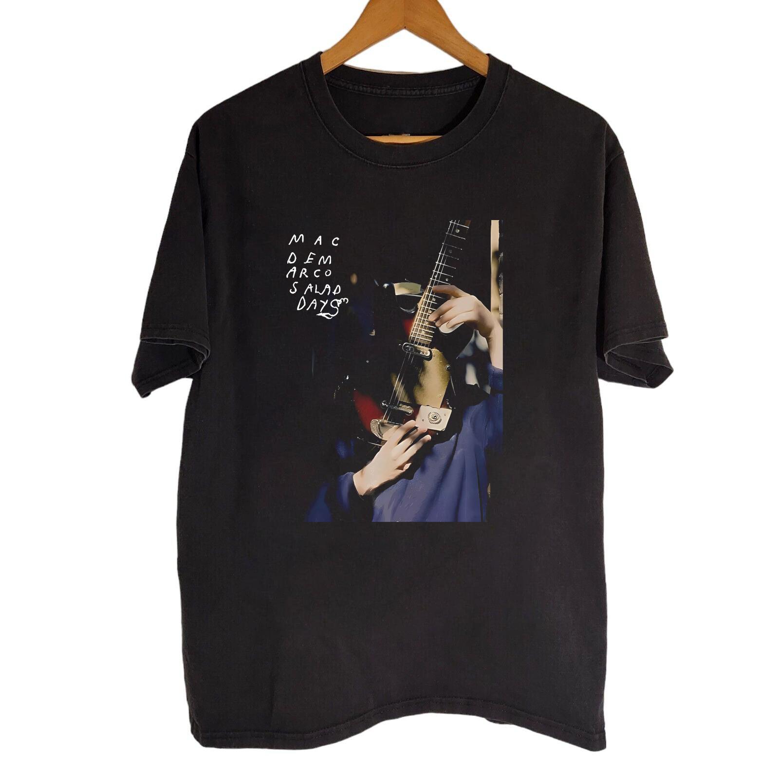hot! Mac Demarco Black Cotton Shirt Full size HL645 S
